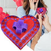 Screw-Closed Heart-Shaped Prank Gift Box