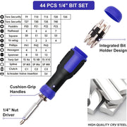 191-Piece Precision Screwdriver & Multi-Bit Repair Set
