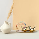 Crystals Tree,Small Birds Statue,7 Chakra Healing Crystals Stones Tree Storage Tray Yoga Meditation Zen Room Office Home Decor Set Figurine Ornament Decoration Feng Shui Wealth Luck