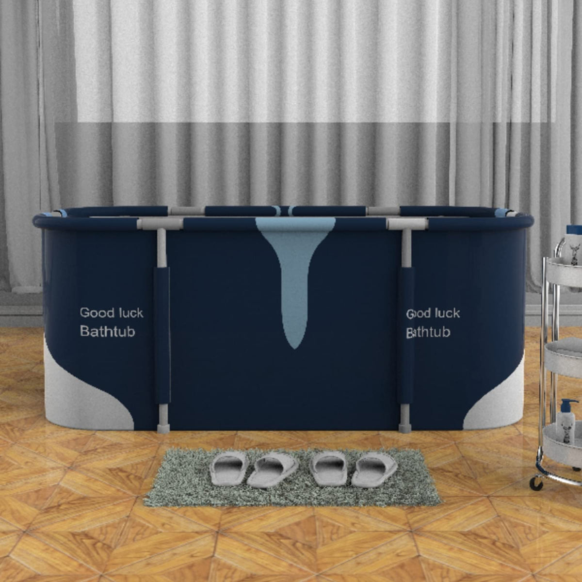 Extra-Large Foldable Adult Bathtub – 115 × 60 × 50 cm
