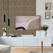 Wood Grain Peel & Stick Wallpaper – Self-Adhesive Removable Wood Slat Vinyl (43.5 × 305cm)