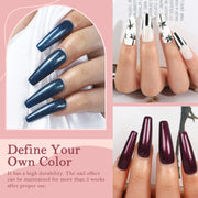 40 Colors Gel Polish with 36W Nail Light Curing Gel Lamp for Nails Gel Nail Kit Soak off Base Coat Top Coat Gel Polish with Manicure Tools DIY Nail Kit for Beginner at Home, Gel Nail Set
