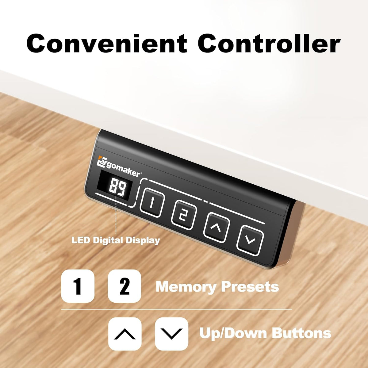 Electric Sit-Stand Desk – 80–170cm Desktop Options