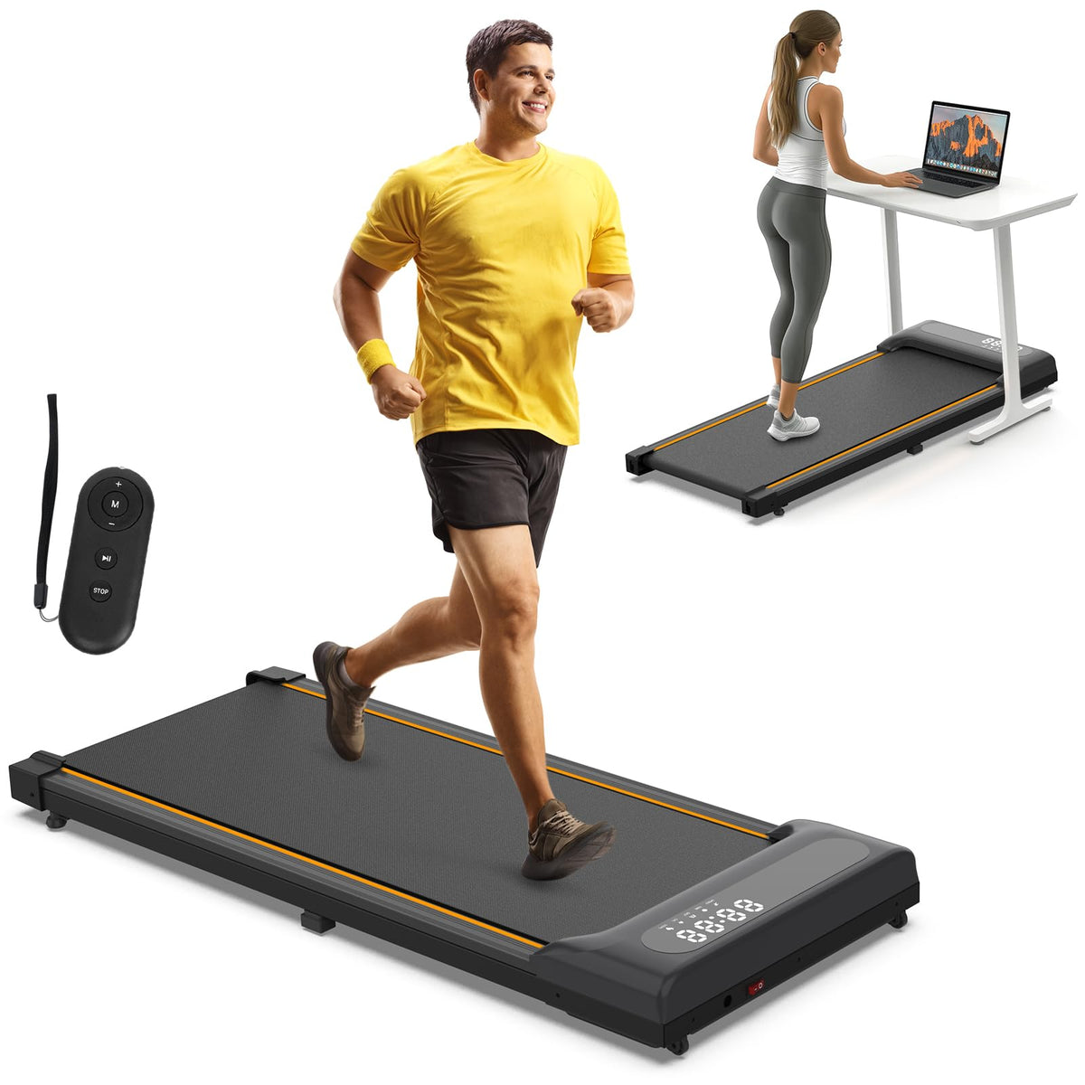 Walking Pad Treadmill, Under Desk Treadmill for Home