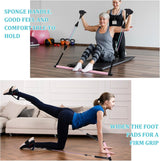 Pilates Bar Kit with 3 Set Resistance Bands, Multifunctional Pilates Workout Equipment for Women Men, Exercise Bands Set for Home Gym Fitness Yoga Strength Training