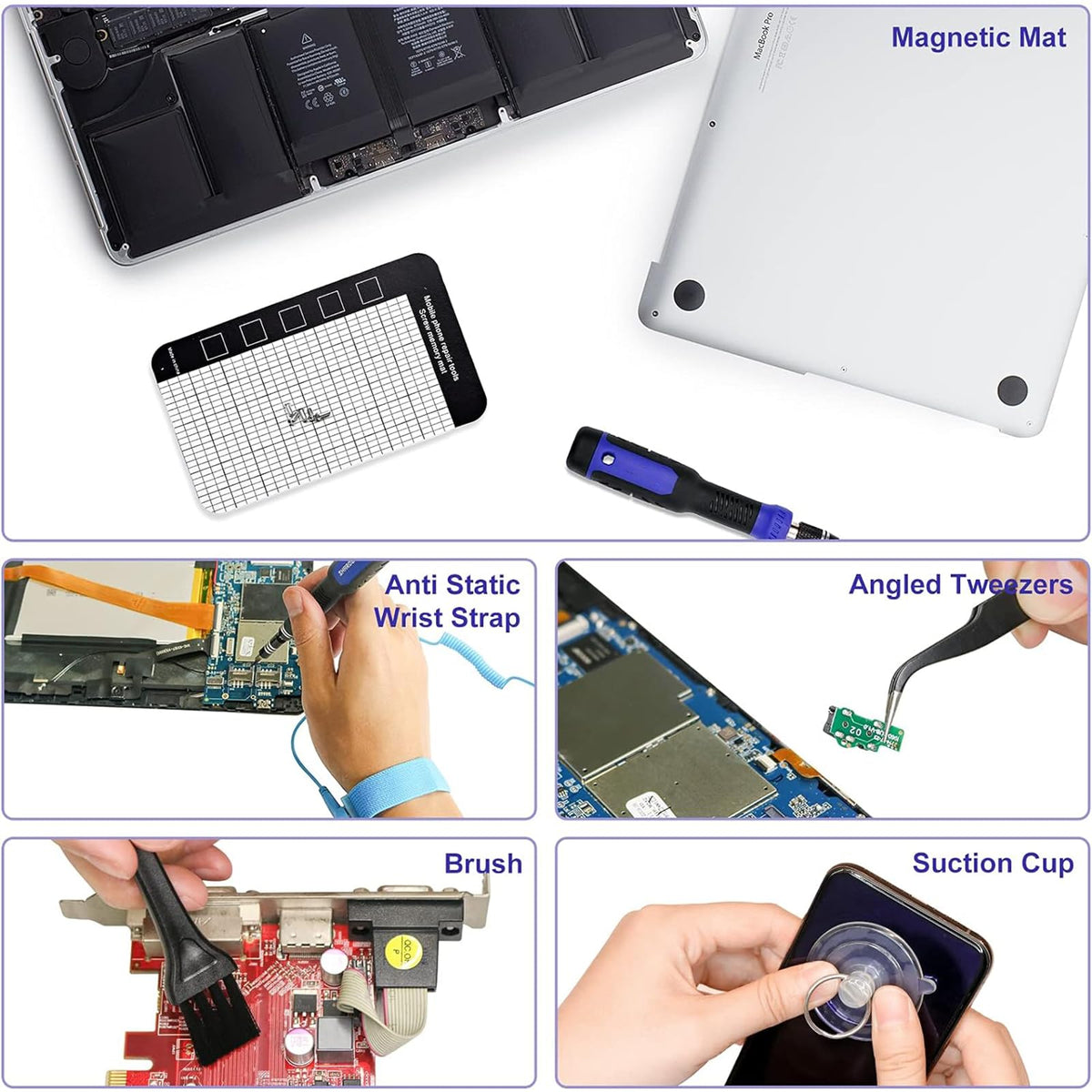 191-Piece Precision Screwdriver & Multi-Bit Repair Set