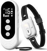 Dog Training Collar, 3300ft Dog Shock Collar with Remote, IPX7 Waterproof Rechargeable Shock Collar for Small, Medium, Large Dogs with Beep, Vibration, Safety Shock, Light Mode, 8-120 lbs