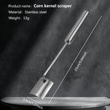 Corn Peeler, Corn on the Cob Remover, Fast and Safe, Suitable for Home Kitchens, Restaurant Chefs, Outdoor Dining Enthusiasts(2 Pcs)