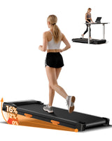 LONTEK 16% Incline Walking Pad Treadmills for Home, 3 in 1 PortableTreadmill with 150KG Weight Capacity, Under Desk Treadmill with 2.5HP Brushless Quiet