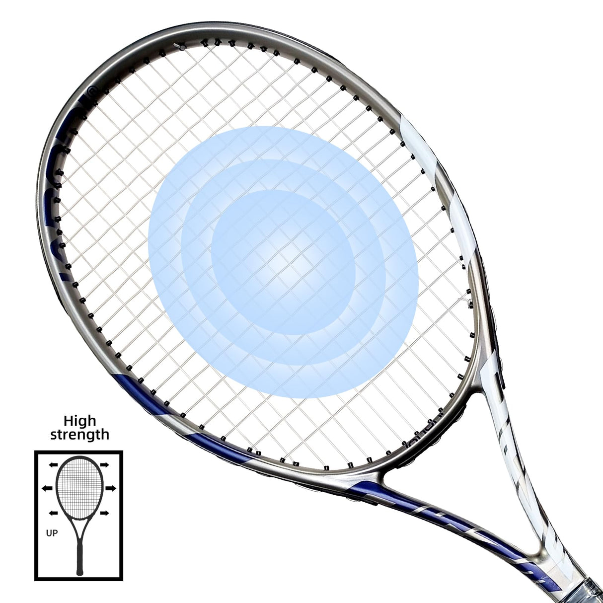 Tennis Rackets for Adults Pre-Strung 27 Inch Tennis Racquets 2 Player Set with 3 Balls 1 Bag