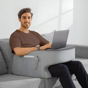 Lap Desk Pillow - Gaming Pillow, Reading Pillow, Laptop Desk for Bed, Couch Desk, Luxurious Lap Pillow Desk Supports Arms Shoulders Neck, Memory Foam