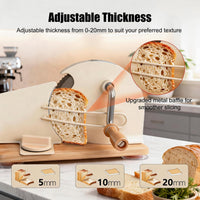 Manual Bread Slicer - Hand-cranked Bread Slicer