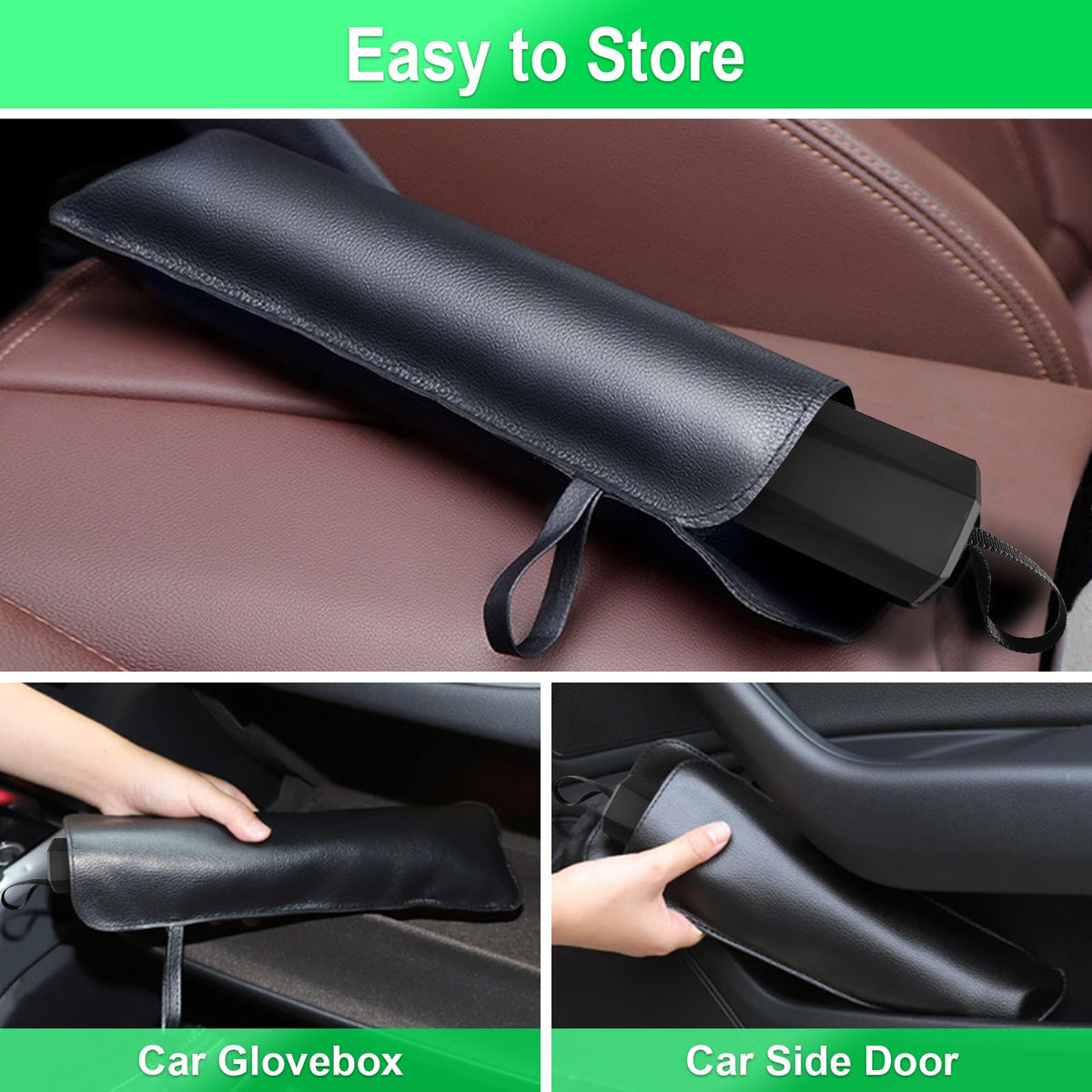 Large 57 × 31in Folding Windshield Sun-Shade Umbrella
