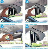 Rear View Mirror, Universal 12 Inch Interior Clip-on Panoramic Rearview Mirror for Car, HD Wide Angle Viewing Mirror to Reduce Blind Spot Effectively, Fits Most Car SUV Trucks – Clear