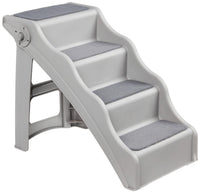 Grey Foldable Pet Steps – Approx. 37 × 58 × 49.5 cm