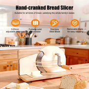Manual Bread Slicer - Hand-cranked Bread Slicer