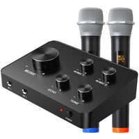 Rybozen HDMI & AUX Dual UHF Karaoke Mixer System