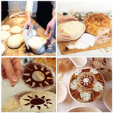 Bread Proofing Basket 9 Inch, Professional Baking Tool 7 Pack Set, Includes Banneton Proofing Basket, Cloth Liner, Bread Bag, Scoring Lame, Whisk, Scraper, Stencils, for Professional and Home Baker …