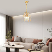 Mini Crystal Pendant Chandelier – 23 × 28 cm