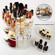 360° Rotating Adjustable Makeup Organiser – 8 Tiers
