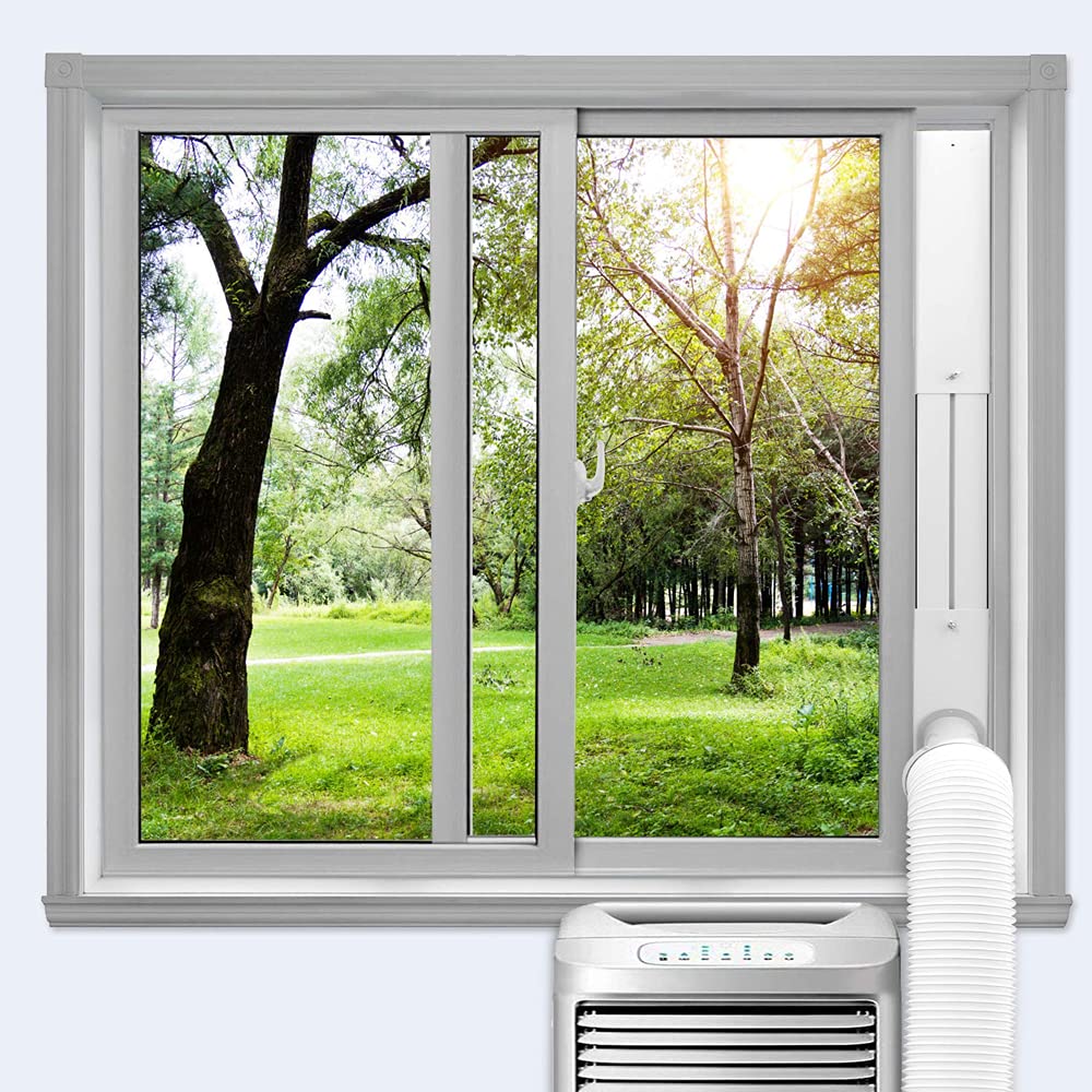 15 cm Portable-AC Exhaust Hose & Adjustable Window Vent Kit
