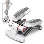 Mini Twist Stepper with Resistance Bands & Display