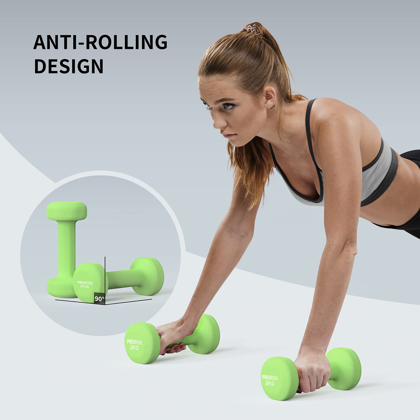 Neoprene-Coated Hand Weights