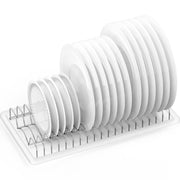 42.1 cm Chrome Plate Rack with 19 Slots & Drainboard