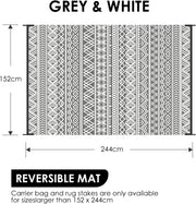 Large Water-Resistant Outdoor Patio Rug