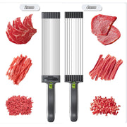 Manual Fresh-Meat Slicer & Cleaver Set – Black