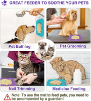 2-Pack Suction Lick Mats for Dogs & Cats – 2 Colour Sets