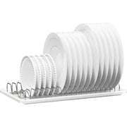 42.1 cm Chrome Plate Rack with 19 Slots & Drainboard