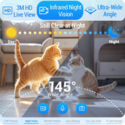 7 L Automatic Pet Feeder with 2K Camera & Dual-Band Wi-Fi