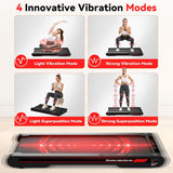 Sperax 3 in 1 Walking Vibration Pad, Under Desk Treadmill with APP, Portable Treadmills for Home, Walking Pad Treadmill with Remote Control