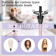 34–57-Inch Pink Wig-Head Tripod Starter Set