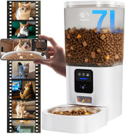 7 L Automatic Pet Feeder with 2K Camera & Dual-Band Wi-Fi