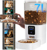 Frienhund Automatic Cat Feeder with 2K Camera: 5G WiFi Automatic Dog Feeder with Night Vision,Cat Food Dispenser with 7L Large Food Storage Container for Multiple Pet,Detachable for Easy Clean -29 Cup