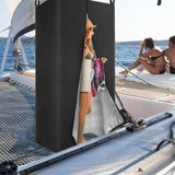 Portable Changing Room | Mobile Privacy Changing Tent | Waterproof Foldable Dressing Room for Backyard, Beach, Travel, Boat