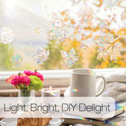 Rainbow-Effect Static-Cling Window Film – 10 Options