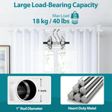 Room Divider, No Drilling Curtain Rods Wall Divider for Room Separation, 120” Tall 114” Wide Adjustable Floor to Ceiling Hanging Partition Room Dividers, Long Heavy Duty Room Divider Curtain Rods