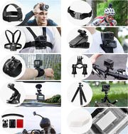 42-in-1 Universal Action-Camera Accessory Kit