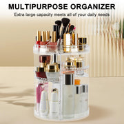360° Rotating Adjustable Makeup Organiser – 8 Tiers