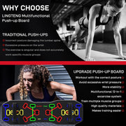 Foldable 10-in-1 Push-Up Board