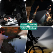 Rechargeable LED Fingerless Flashlight Gloves – Pair