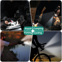 Rechargeable LED Fingerless Flashlight Gloves – Pair