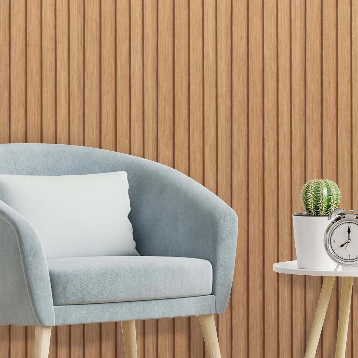 122 × 16 cm WPC Slat Wall Panels – 16 Pack, 2 Finishes