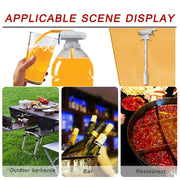 2 Pack Drink Dispenser, Milk Dispenser, Electric Tap, Automatic Drink Dispenser, One-Handed Operation, Can Prevent Milk and Beer From Overflowing, Suitable for Outdoor and Home Kitchens