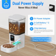 7 L Automatic Pet Feeder with 2K Camera & Dual-Band Wi-Fi