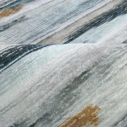 120 × 160 cm Black & Gold Imitation-Cashmere Area Rug
