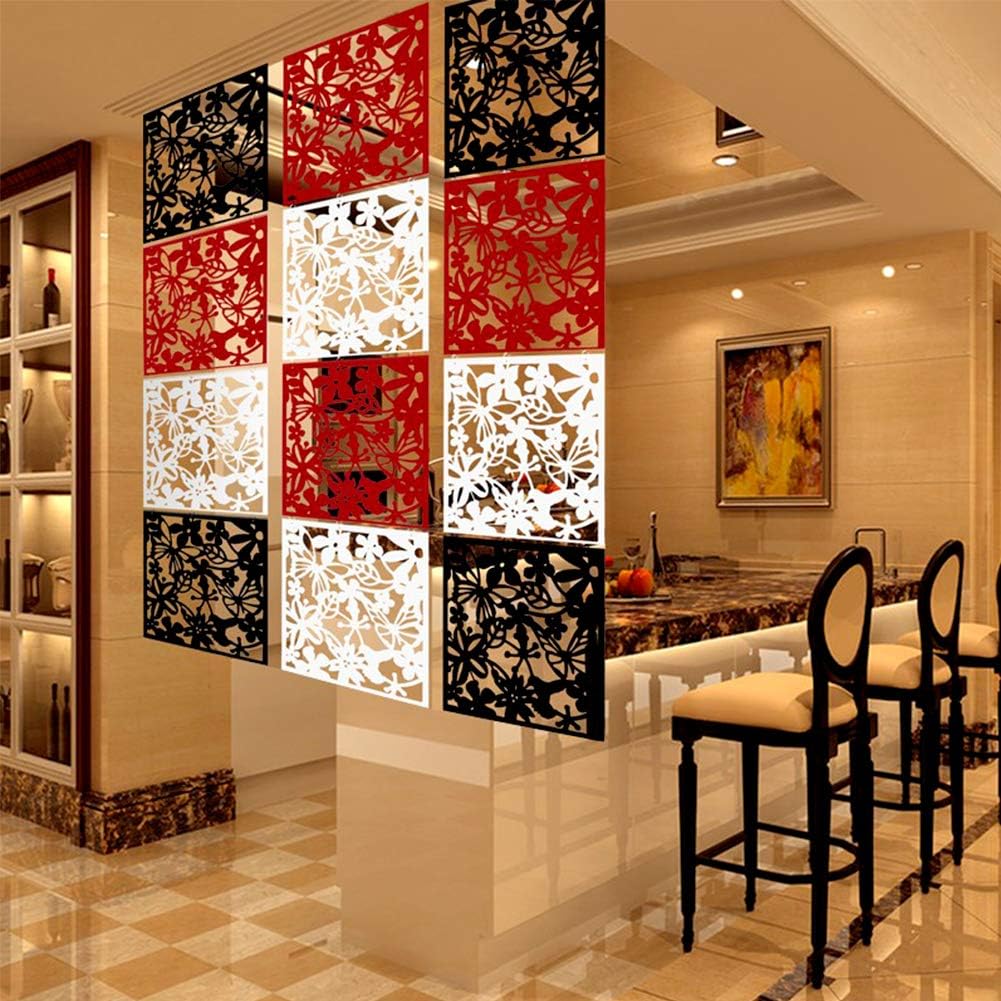 12-Piece 40cm Decorative Hanging Divider Panels – 3 Colours
